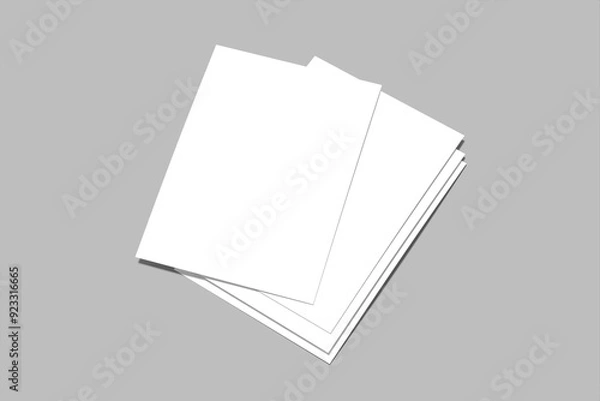 Obraz A4 Flyer Blank Mockup