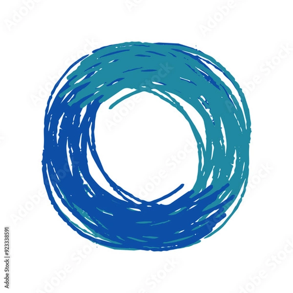 Fototapeta ink circle grunge colorful vector. Space for text ready to use.