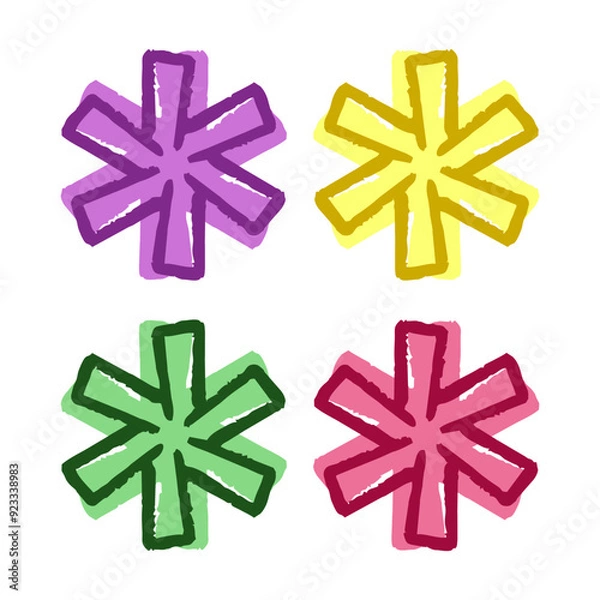 Fototapeta geometric circle grunge colorful vector. Space for text ready to use.