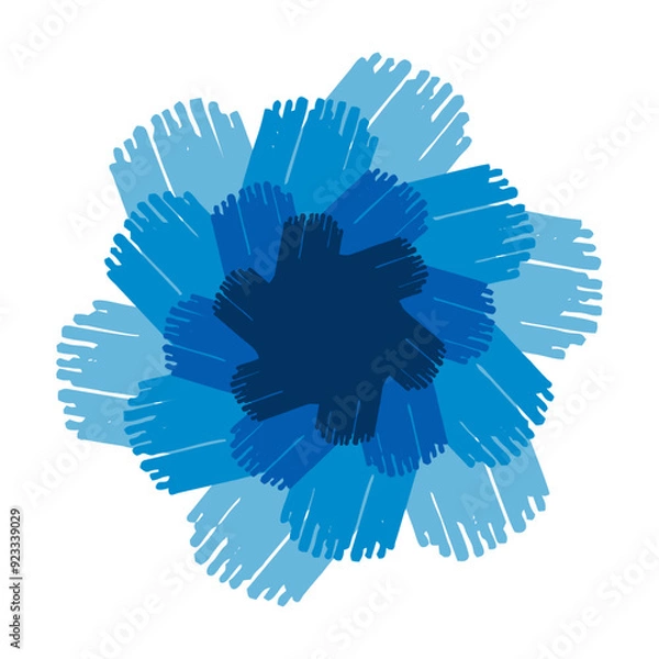 Fototapeta geometric circle grunge colorful vector. Space for text ready to use.