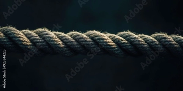 Fototapeta Rope Entanglement - Close-up Texture Image for Microstock