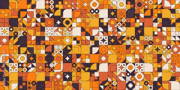 Obraz Abstract geometric shapes background