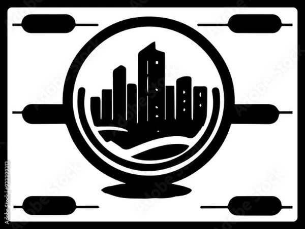 Fototapeta Business Icon Design with Transparent Background – High-Quality Vector Art for Corporate Branding, Presentations, Marketing Materials, Web, and App Design