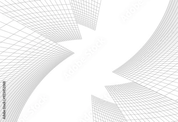 Fototapeta abstract architectural background vector illustration
