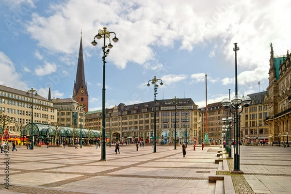 Fototapeta Hamburg City. Town Hall.