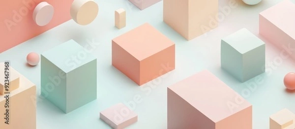 Fototapeta Abstract Geometric Shapes