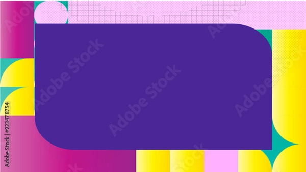 Obraz Modern geometric pattern