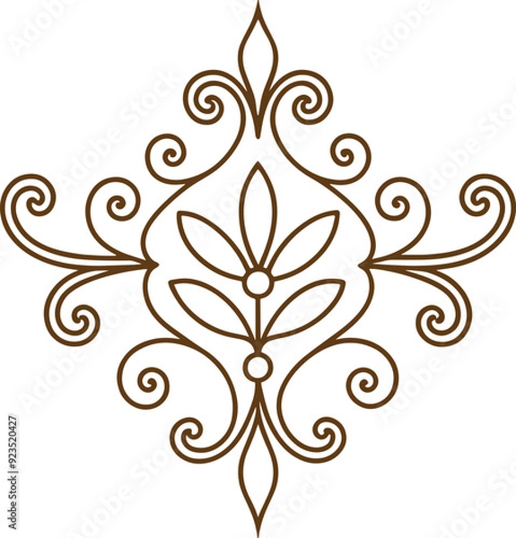 Fototapeta abstract floral tree