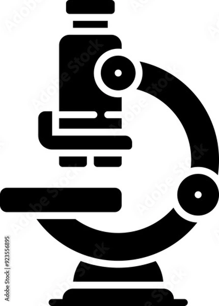 Fototapeta Microscope icon