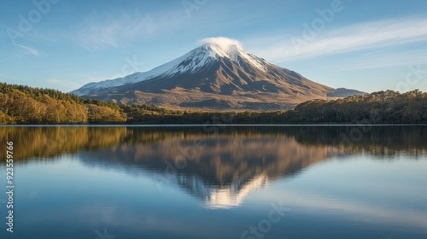 Fototapeta Majestic Mountain Reflection