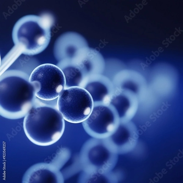 Obraz 3d rendered illustration of a dna