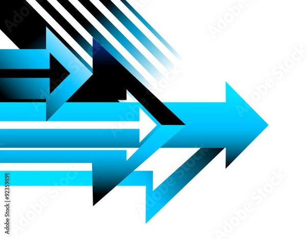 Obraz arrow background design page conceptual vector illustration