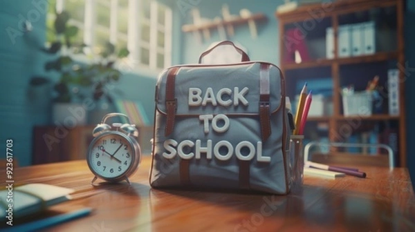 Obraz Back to school backpack