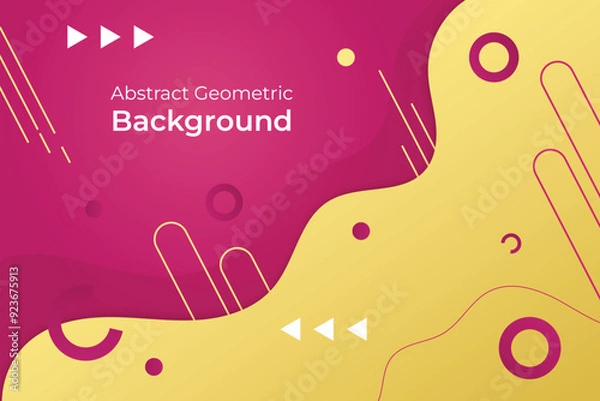 Fototapeta Abstract Background Dynamic Gradient Wavy and Geometric Shapes 9