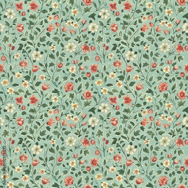 Obraz Seamless floral pattern