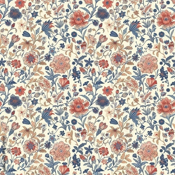 Obraz Seamless floral pattern