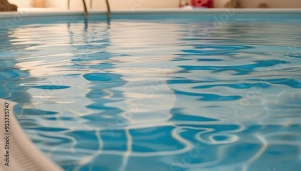 Fototapeta Picture of a small swimming pool at home.