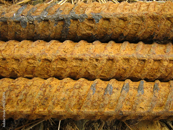 Fototapeta Old Rusty Armature Close-up