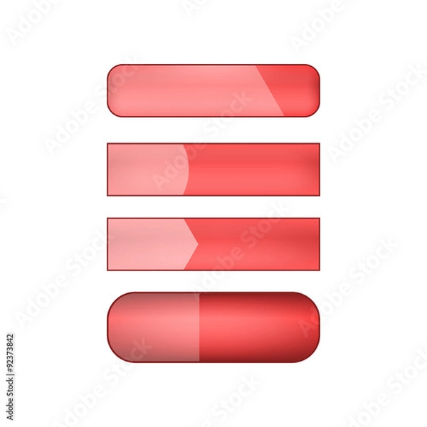 Fototapeta vector web buttons set