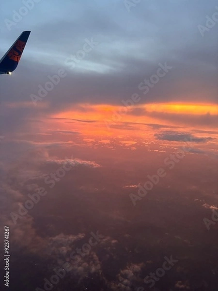 Obraz airplane in the sky