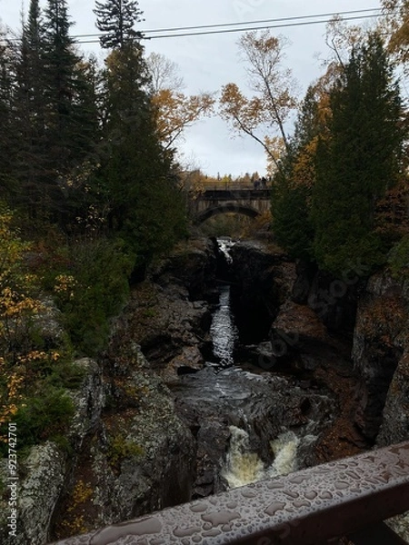 Obraz waterfall in the forest