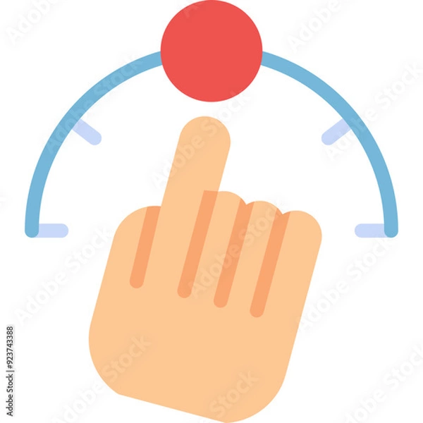 Fototapeta Gesture Control Icon