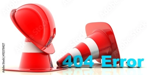 Fototapeta 404 Error