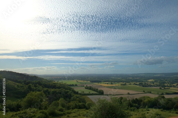 Obraz Silver clouds over an English landscape