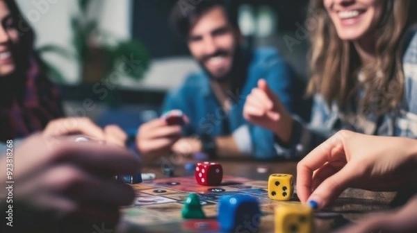 Obraz Fun Game Night with Friends