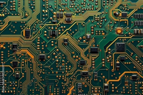 Fototapeta Abstract technology background of circuit board background