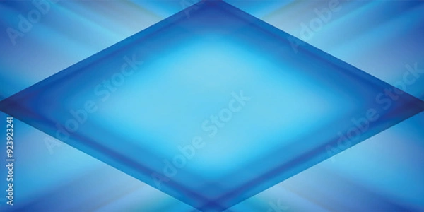 Fototapeta Abstract blue background with square shapes