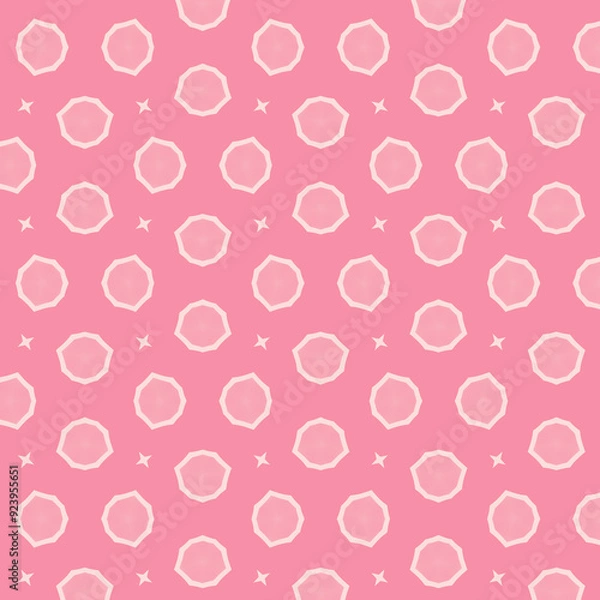 Fototapeta Pink pattern. digital paper. seamless