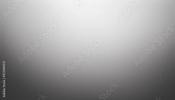 Fototapeta White gray smooth grainy gradient background website header backdrop noise texture effect copy space