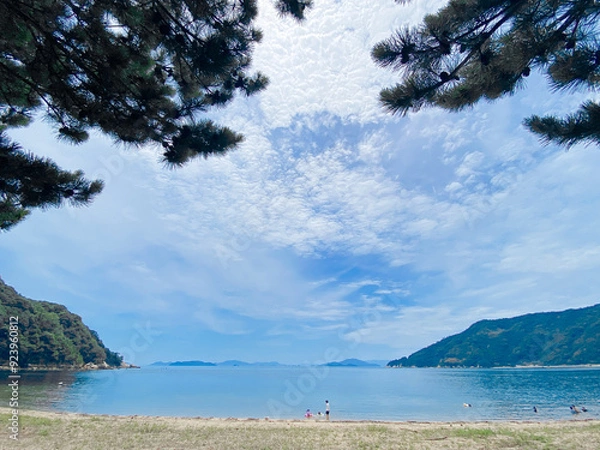 Obraz 海水浴場の景色