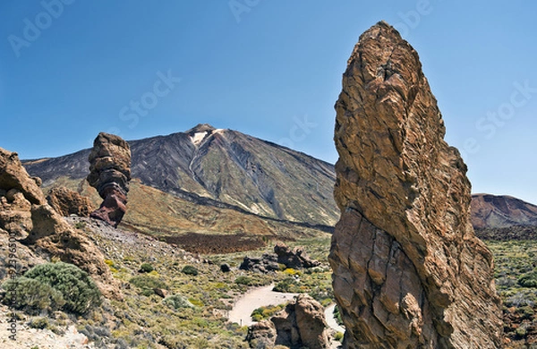 Obraz Teide Mount seen from Los Roques