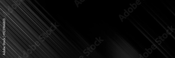 Fototapeta abstract black and silver are light gray with white the gradient is the surface with templates metal texture soft lines tech diagonal background black dark sleek clean modern.