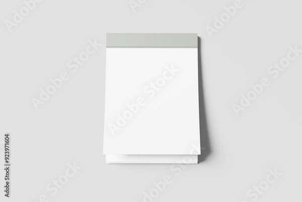 Fototapeta A6 Notepad Blank Mockup