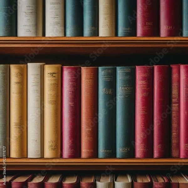 Fototapeta Library Bookshelf