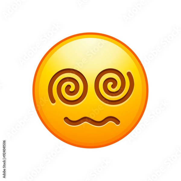 Obraz Dizzy Face Emoji

