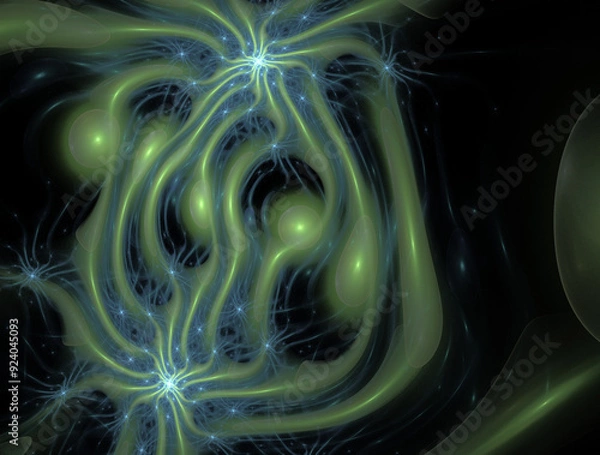Fototapeta Imaginatory fractal abstract background Image
