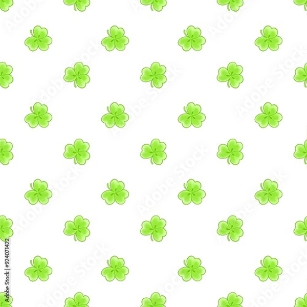 Obraz Clover seamless pattern 
