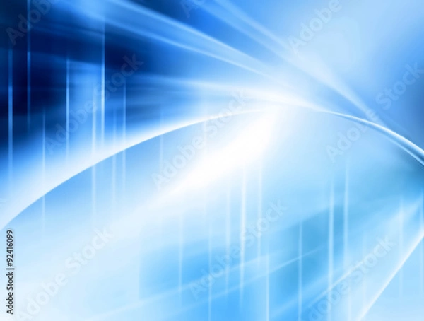 Fototapeta Abstract blue background