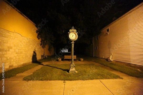 Obraz Post Clock, Waverly, Minnesota