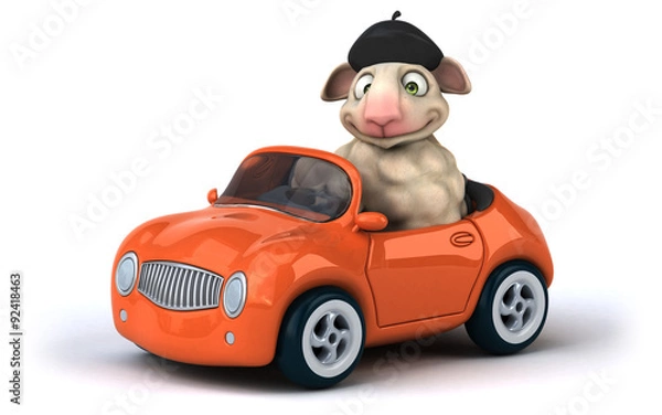 Fototapeta Fun sheep