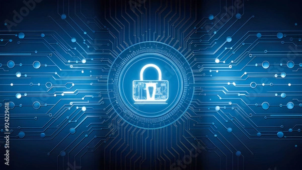 Fototapeta abstract structure circuit technology background