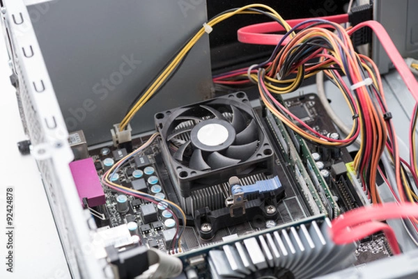 Fototapeta Open computer