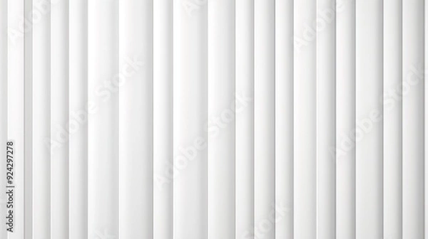 Fototapeta White vertical blinds with a subtle texture.
