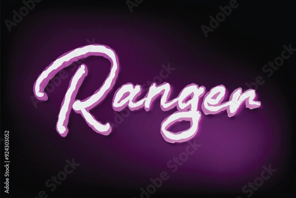 Obraz Ranger typography premium editable 3d editable text style effect