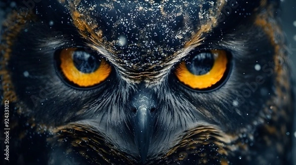 Fototapeta eyes of a owl
