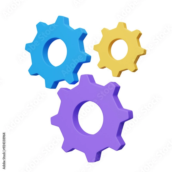 Obraz technology gear